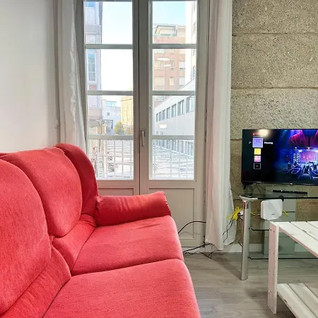Lägenhet Puerto Cies - Calle De Ostras Con Terraza 3pax Vigo