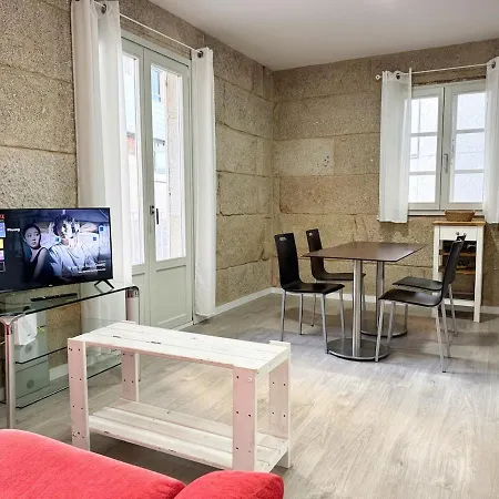 Puerto Cies - Calle De Ostras Con Terraza 3pax Lägenhet Vigo