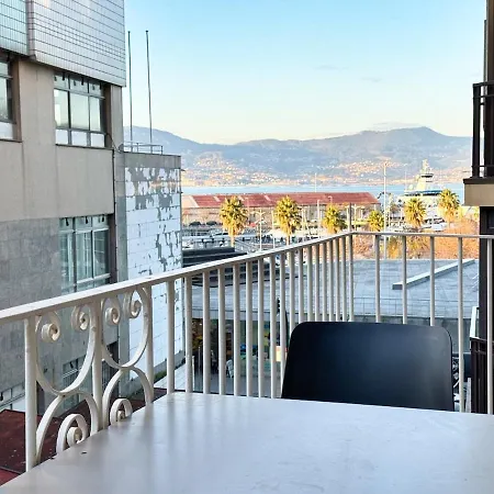 Puerto Cies - Calle De Ostras Con Terraza 3pax Lägenhet Vigo