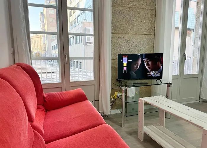 Puerto Cies - Calle De Ostras Con Terraza 3pax Apartmán