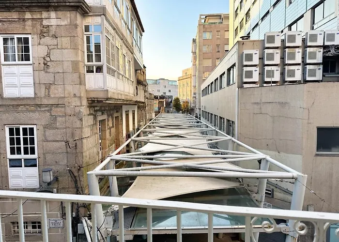 Puerto Cies - Calle De Ostras Con Terraza 3pax Apartmán