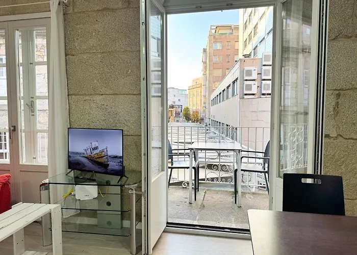 Puerto Cies - Calle De Ostras Con Terraza 3pax Apartmán Vigo