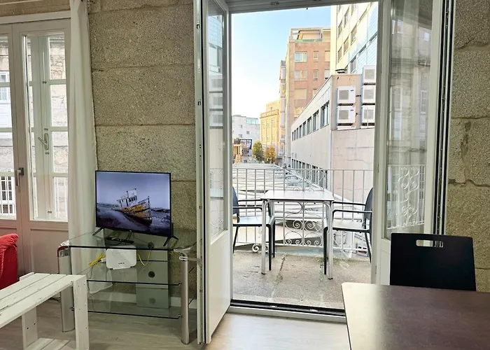 Apartmán Puerto Cies - Calle De Ostras Con Terraza 3pax Vigo