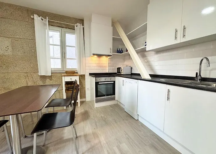 Puerto Cies - Calle De Ostras Con Terraza 3pax Apartmán